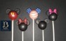572sp Famous Mouse Male Female Face Chocolate or Hard Candy Lollipop Mold 572sp Famous Mouse Male Female Face Chocolate or Hard Candy Lollipop Mold